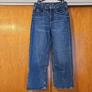 Old Navy Dark Blue Wide Leg Jeans